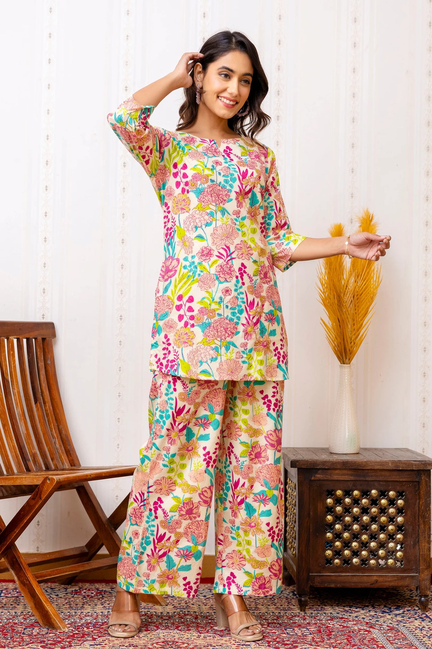 Vibrant Floral Co-Ord Set